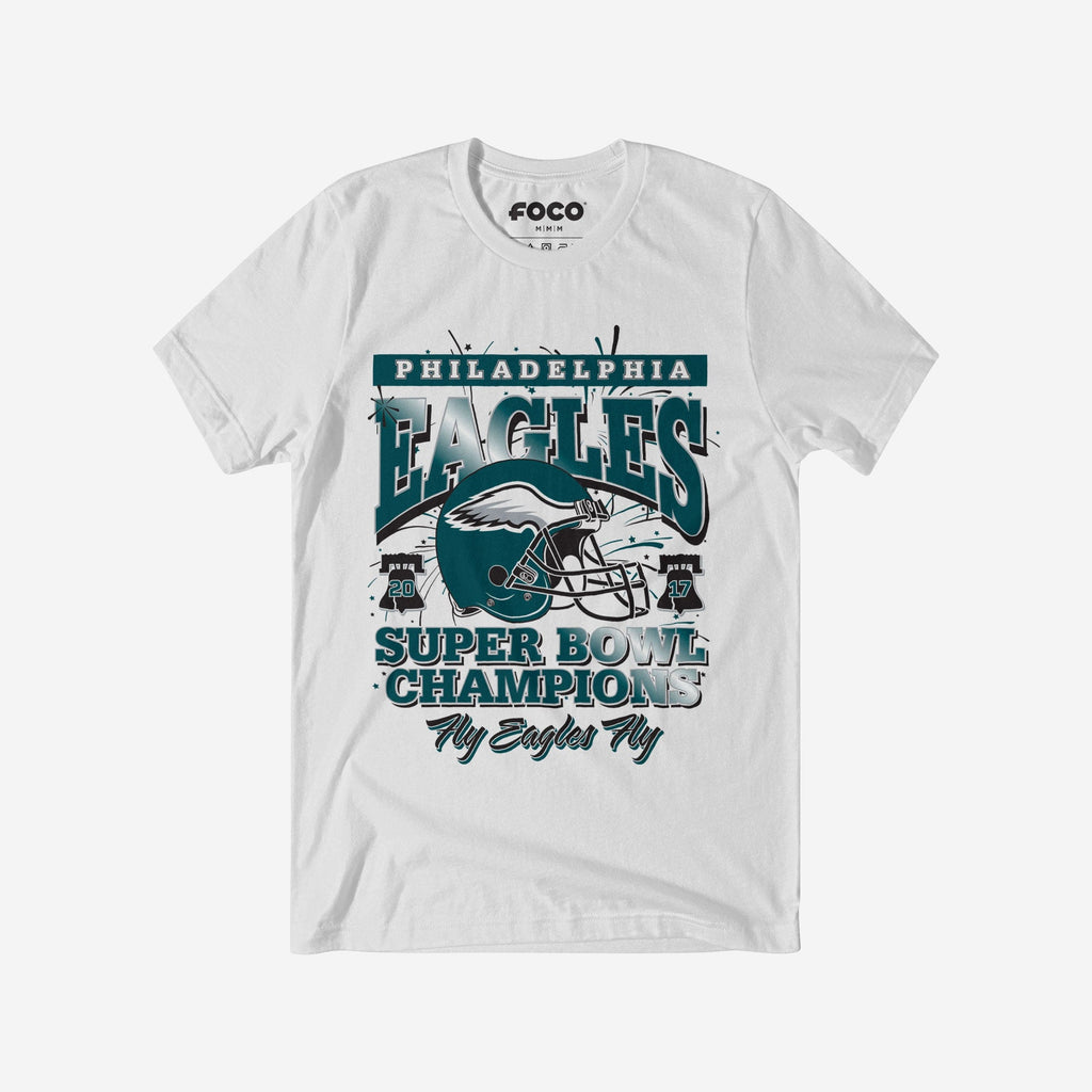 Philadelphia Eagles Super Bowl LII Champions T-Shirt FOCO S - FOCO.com