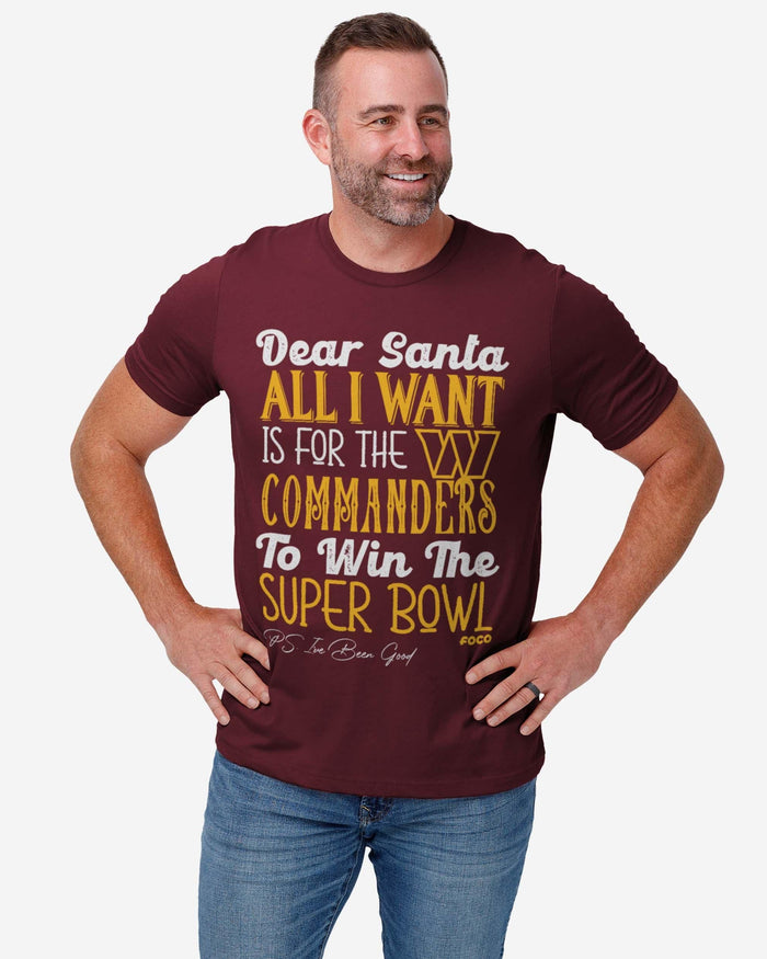 Washington Commanders All I Want T-Shirt FOCO - FOCO.com