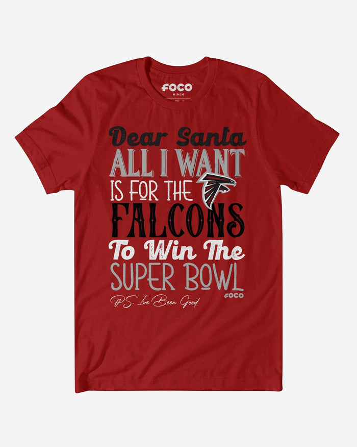 Atlanta Falcons All I Want T-Shirt FOCO S - FOCO.com