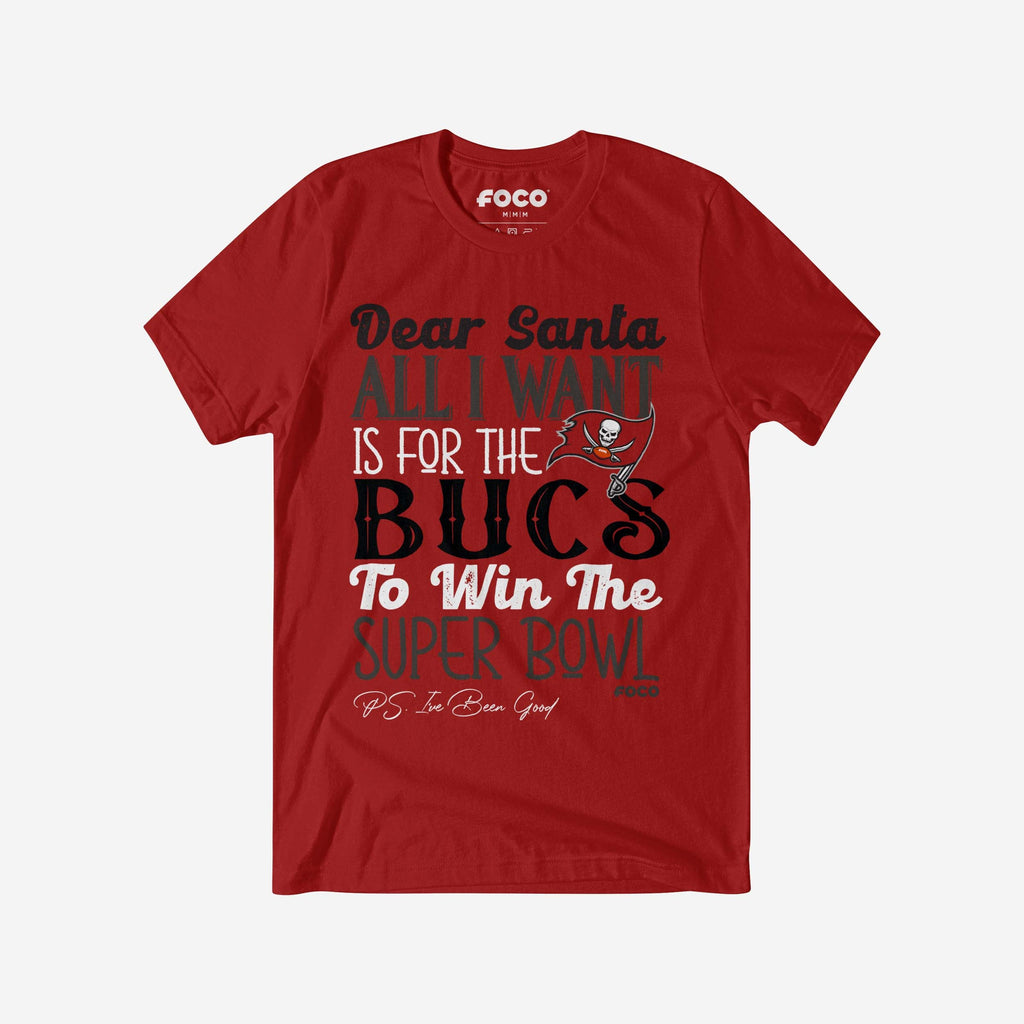 Tampa Bay Buccaneers All I Want T-Shirt FOCO S - FOCO.com