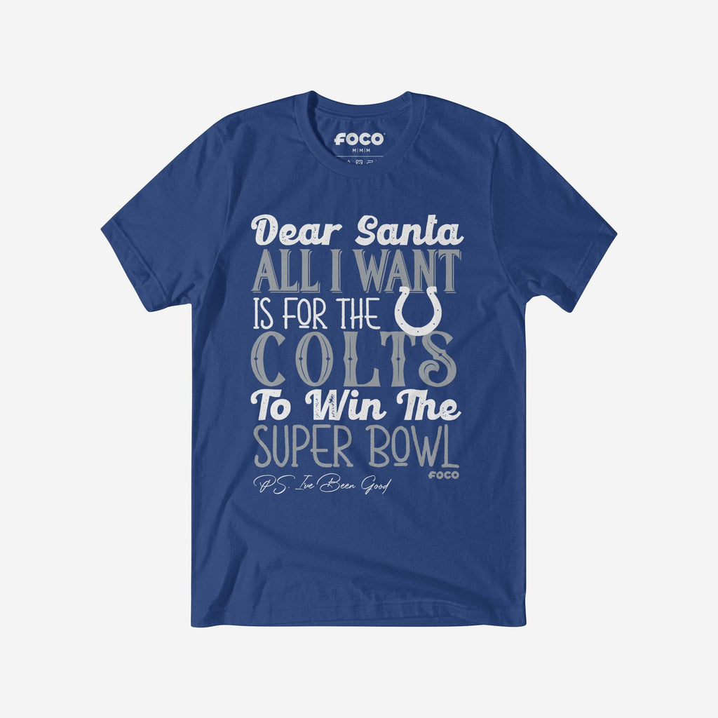Indianapolis Colts All I Want T-Shirt FOCO S - FOCO.com