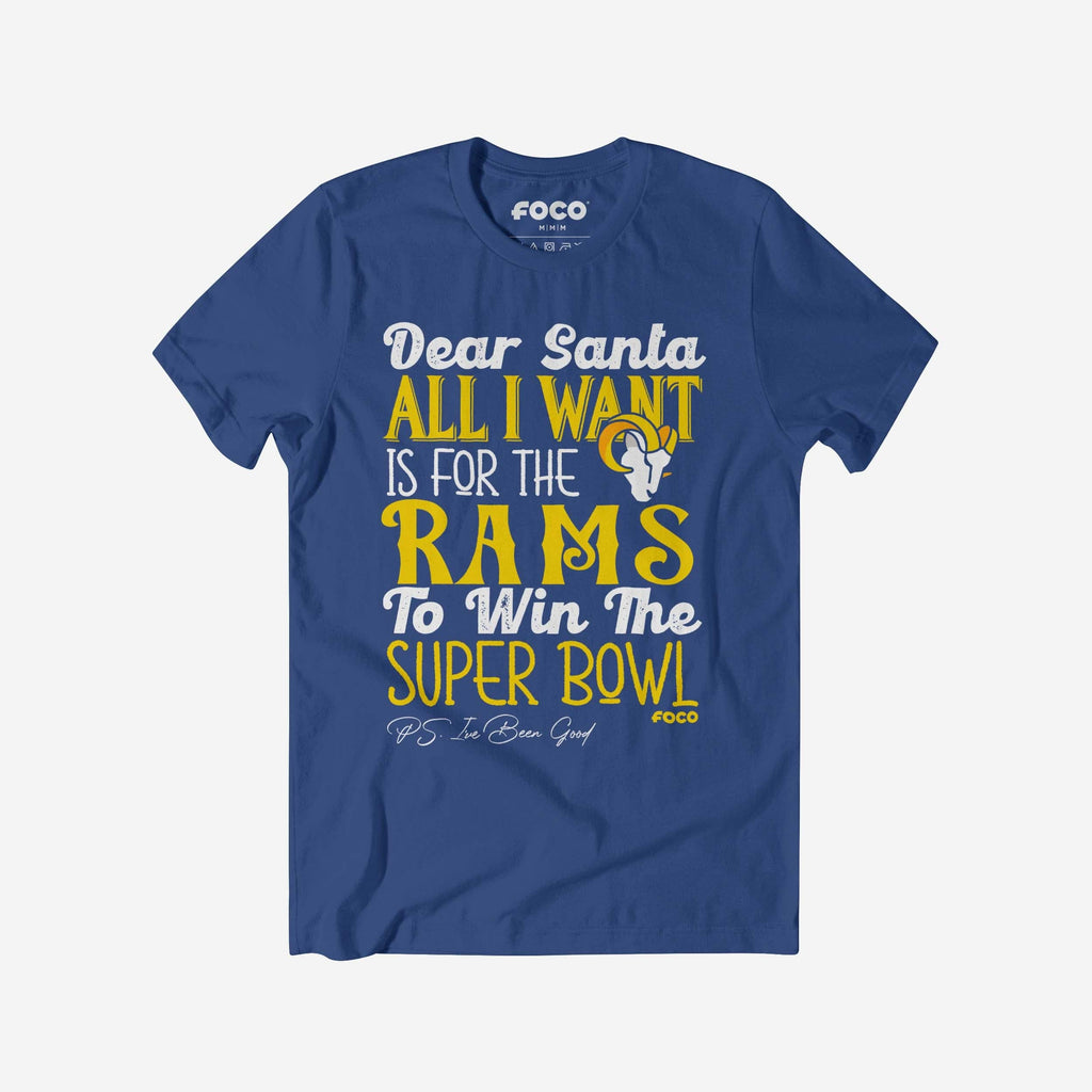 Los Angeles Rams All I Want T-Shirt FOCO S - FOCO.com