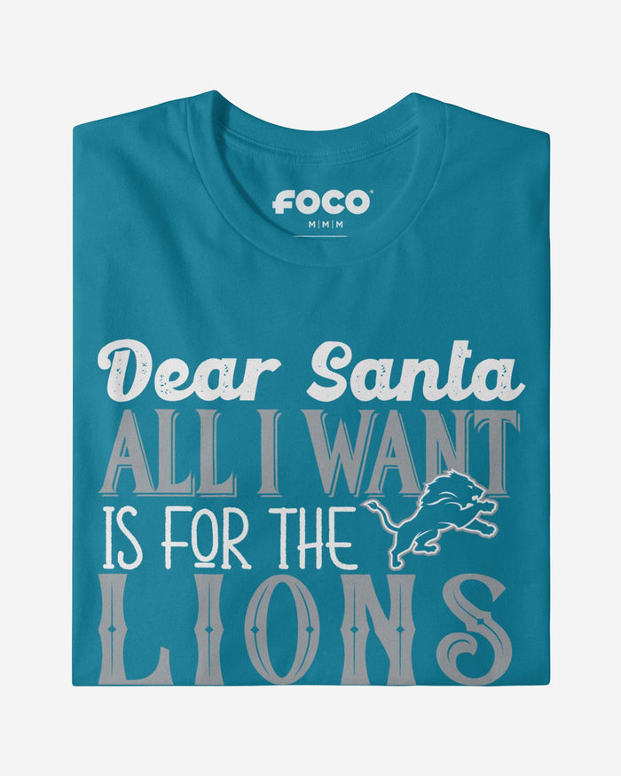 Detroit Lions All I Want T-Shirt FOCO - FOCO.com
