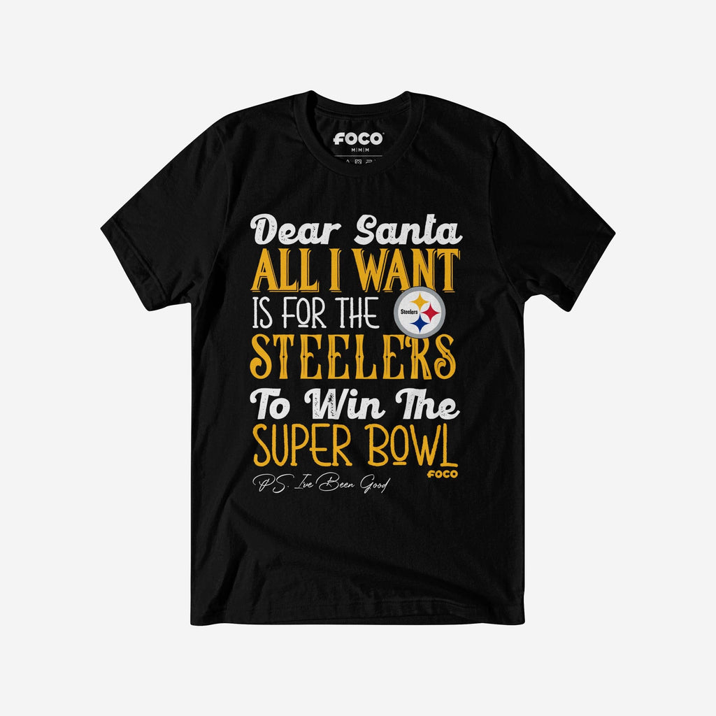 Pittsburgh Steelers All I Want T-Shirt FOCO S - FOCO.com