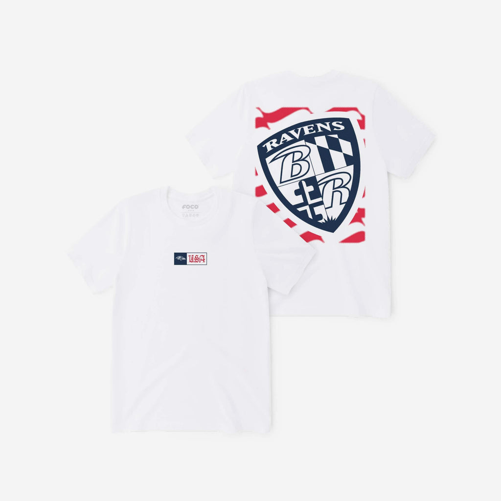 Baltimore Ravens American Heritage T-Shirt FOCO S - FOCO.com