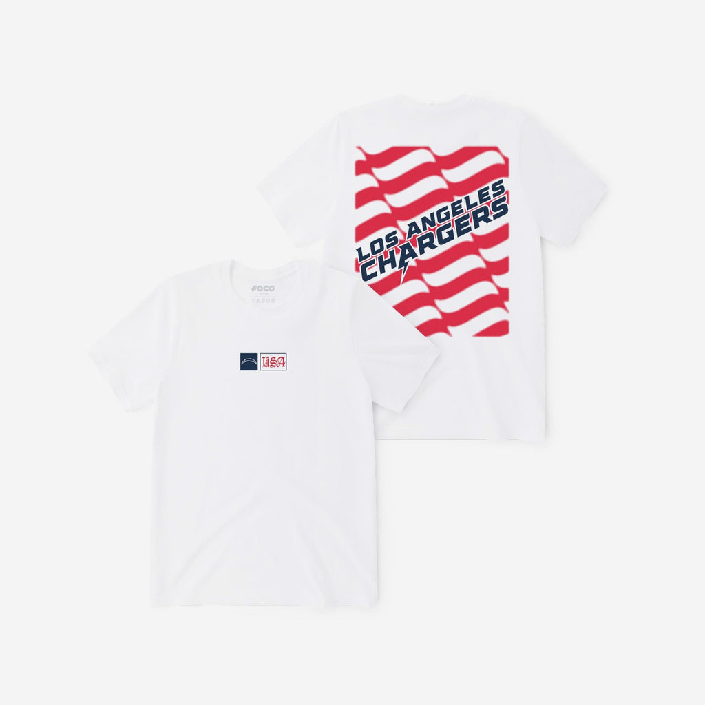 Los Angeles Chargers American Heritage T-Shirt FOCO S - FOCO.com
