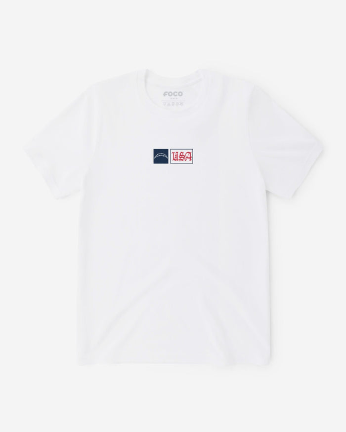 Los Angeles Chargers American Heritage T-Shirt FOCO S - FOCO.com