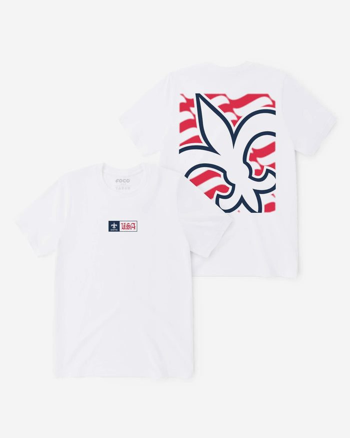 New Orleans Saints American Heritage T-Shirt FOCO S - FOCO.com