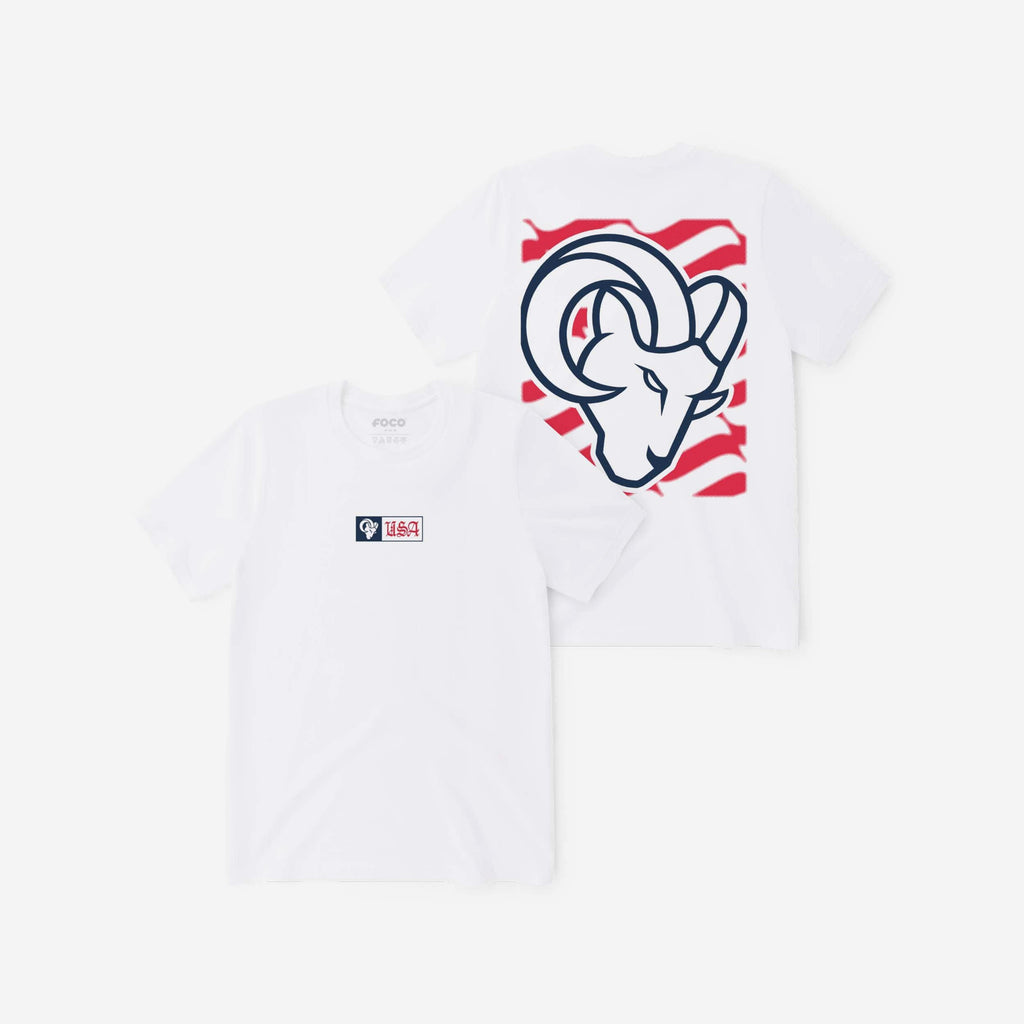 Los Angeles Rams American Heritage T-Shirt FOCO S - FOCO.com