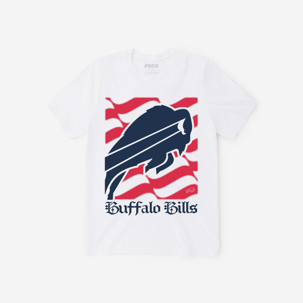 Buffalo Bills American Heritage Wordmark T-Shirt FOCO S - FOCO.com