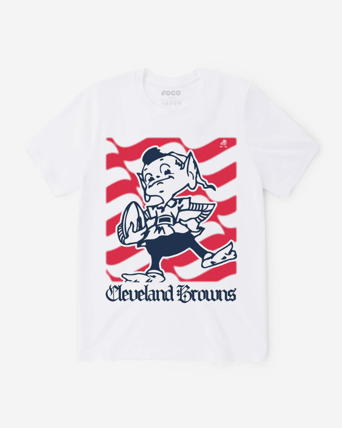 Cleveland Browns American Heritage Wordmark T-Shirt FOCO S - FOCO.com