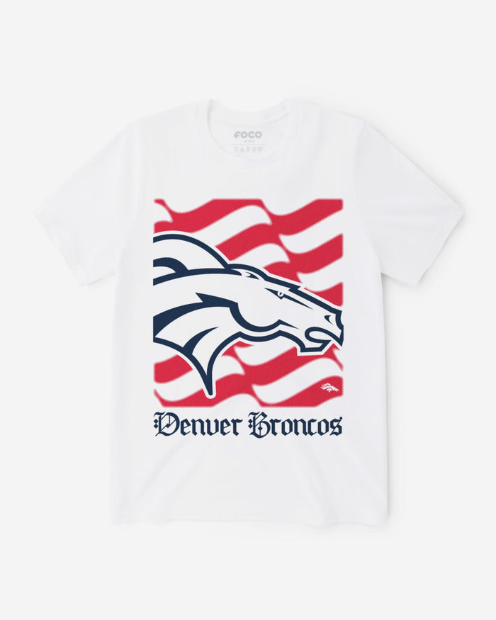 Denver Broncos American Heritage Wordmark T-Shirt FOCO S - FOCO.com