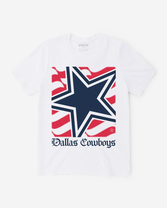 Dallas Cowboys American Heritage Wordmark T-Shirt FOCO S - FOCO.com