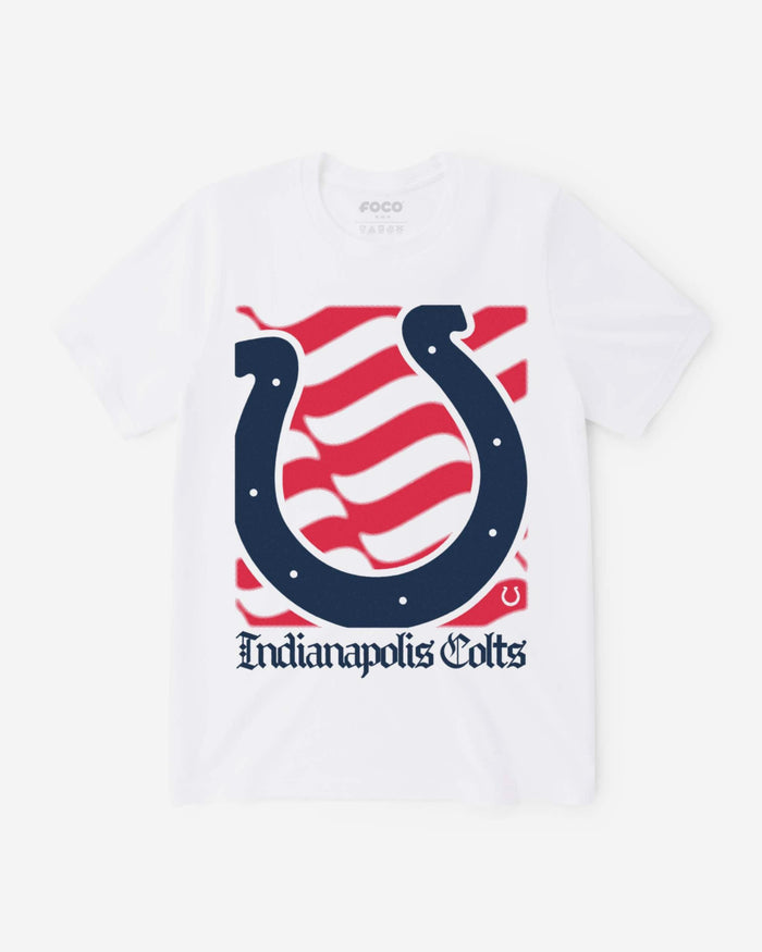 Indianapolis Colts American Heritage Wordmark T-Shirt FOCO S - FOCO.com