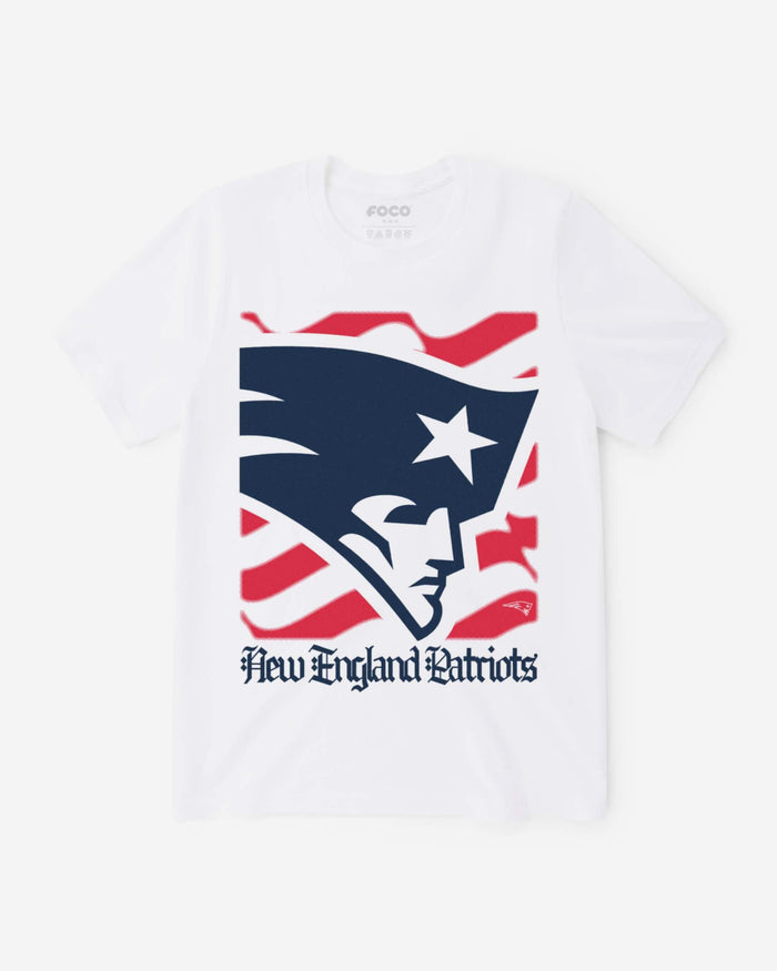 New England Patriots American Heritage Wordmark T-Shirt FOCO S - FOCO.com
