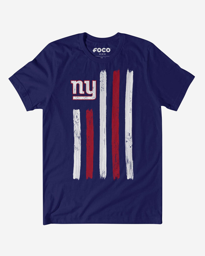 New York Giants Brushstroke Flag T-Shirt FOCO S - FOCO.com