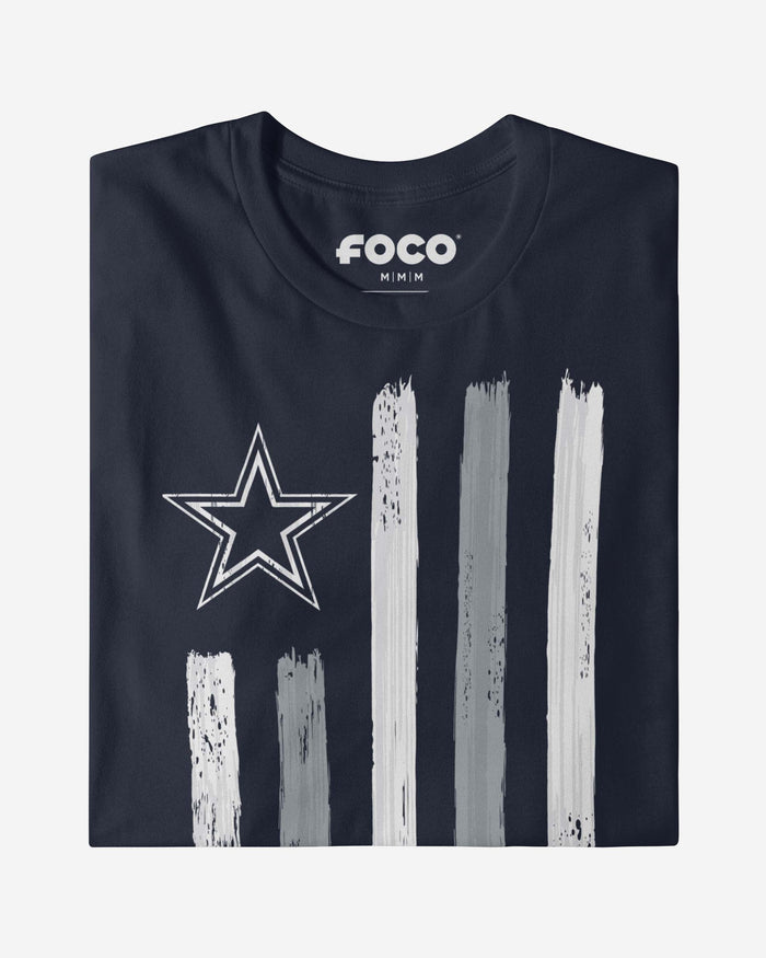 Dallas Cowboys Brushstroke Flag T-Shirt FOCO - FOCO.com