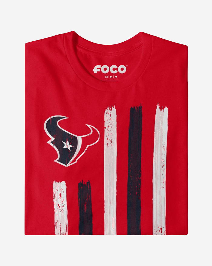 Houston Texans Brushstroke Flag T-Shirt FOCO - FOCO.com