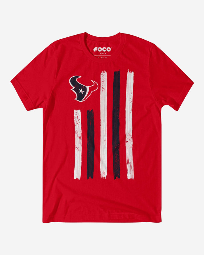 Houston Texans Brushstroke Flag T-Shirt FOCO S - FOCO.com