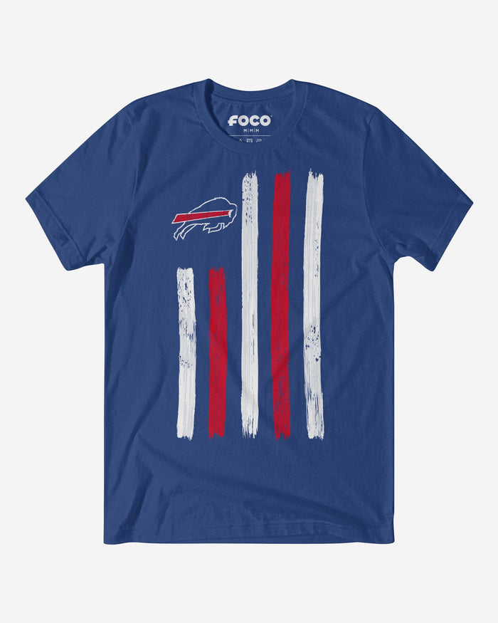 Buffalo Bills Brushstroke Flag T-Shirt FOCO S - FOCO.com