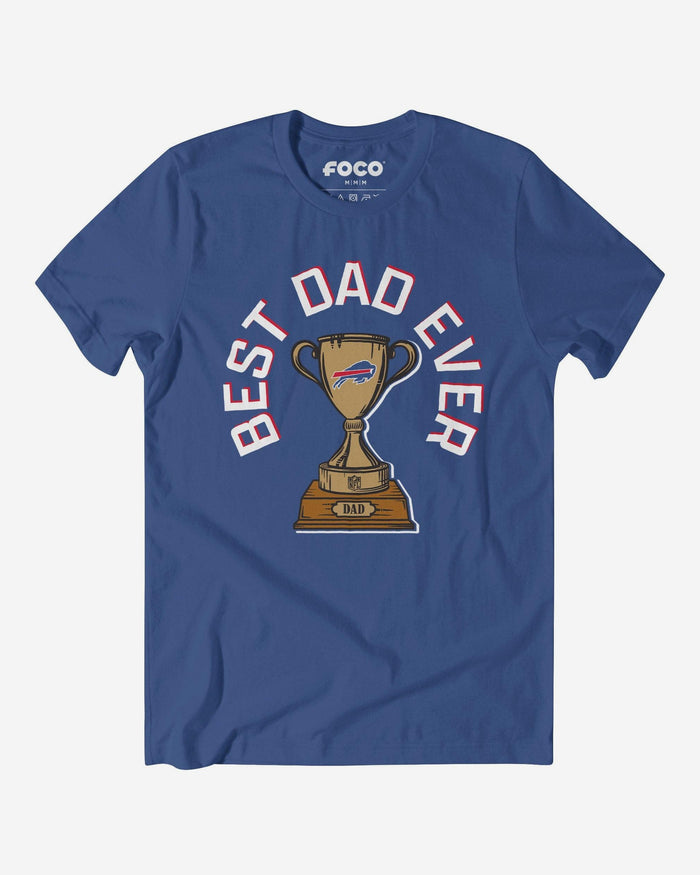 Buffalo Bills Best Dad Ever Trophy T-Shirt FOCO S - FOCO.com