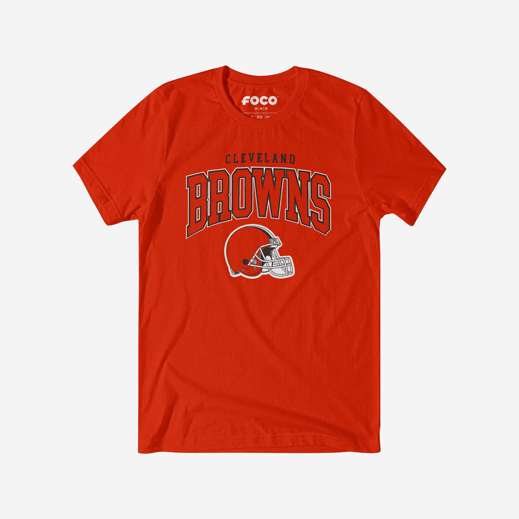 Cleveland Browns Classic Logo T-Shirt FOCO Poppy S - FOCO.com