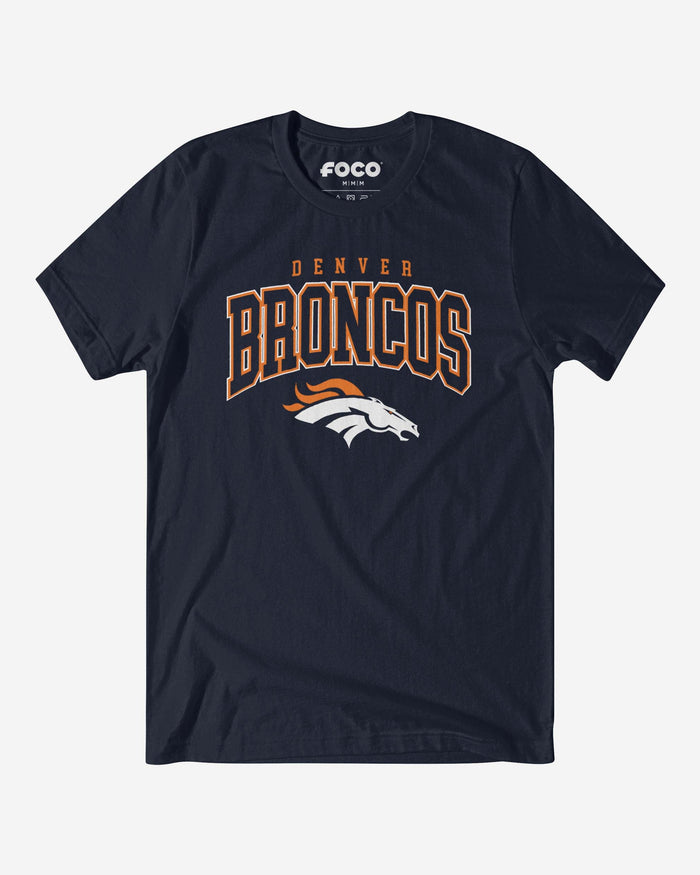 Denver Broncos Classic Logo T-Shirt FOCO Navy S - FOCO.com