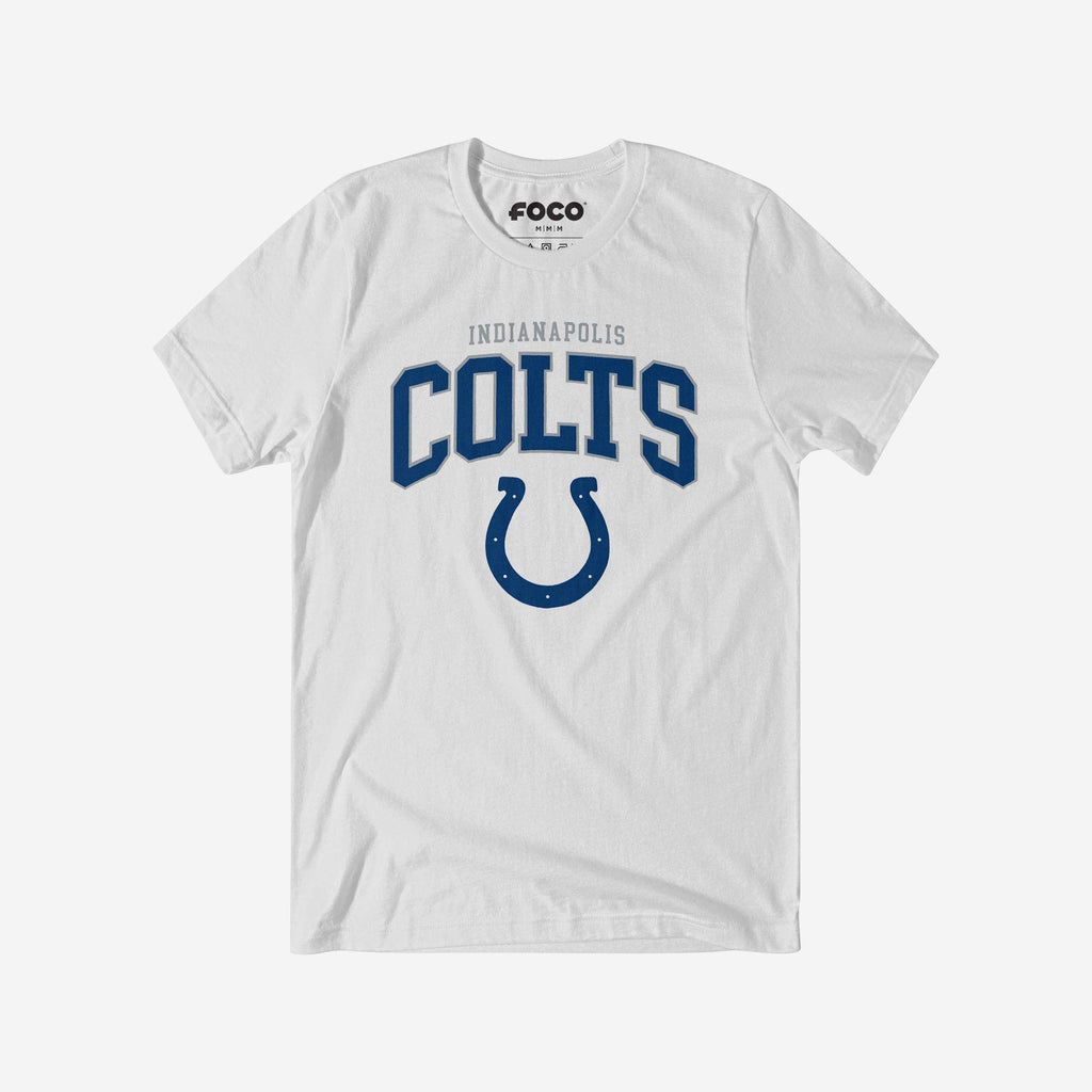 Indianapolis Colts Classic Logo T-Shirt FOCO White S - FOCO.com