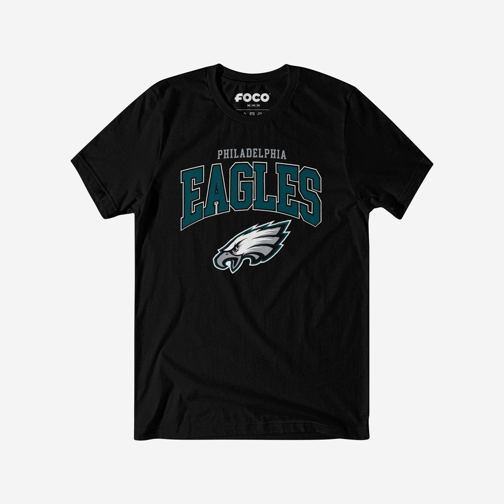 Philadelphia Eagles Classic Logo T-Shirt FOCO Black S - FOCO.com