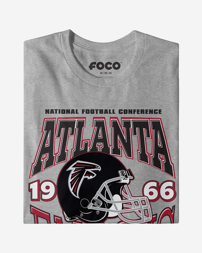 Atlanta Falcons Classic Team Helmet T-Shirt FOCO - FOCO.com