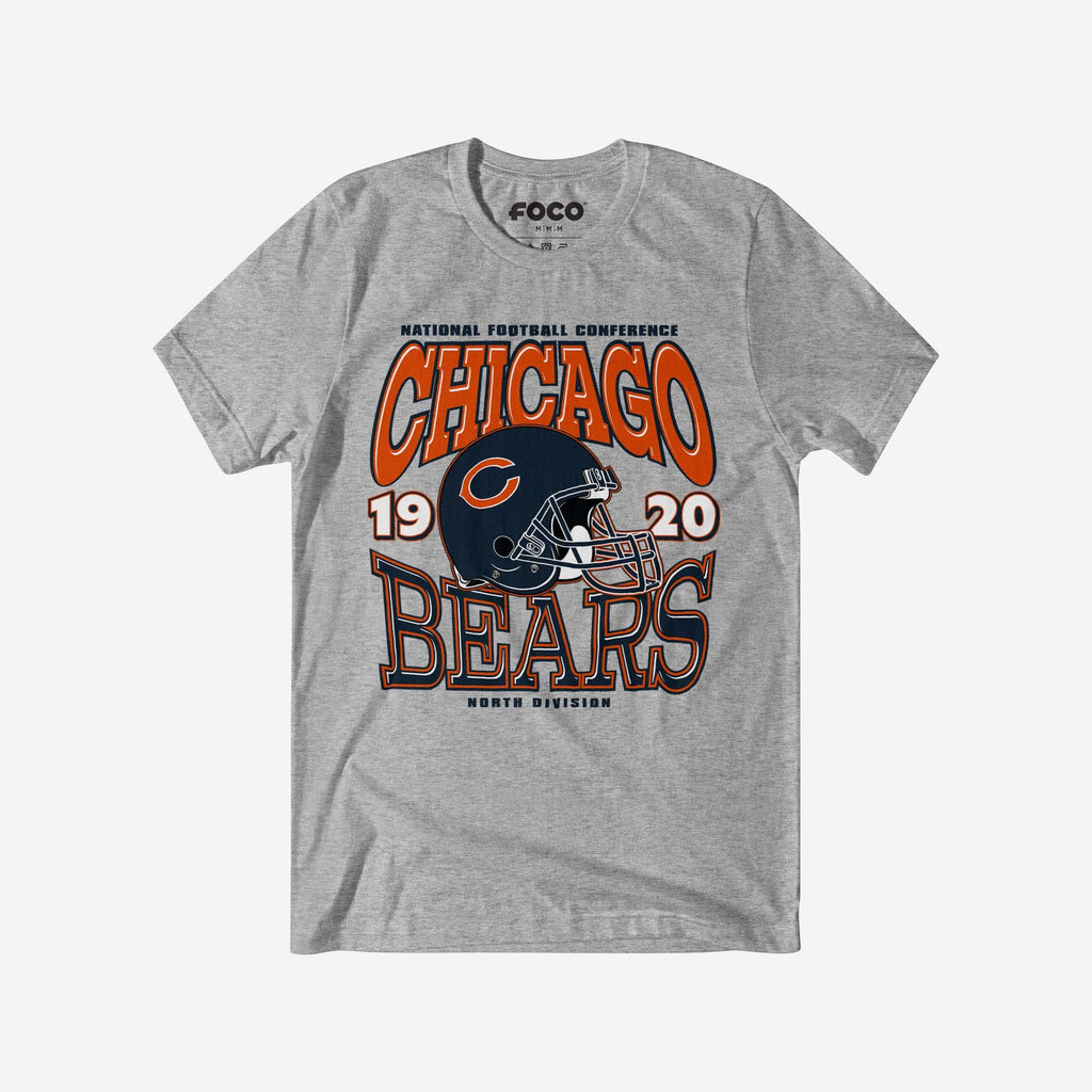 Chicago Bears Classic Team Helmet T-Shirt FOCO S - FOCO.com