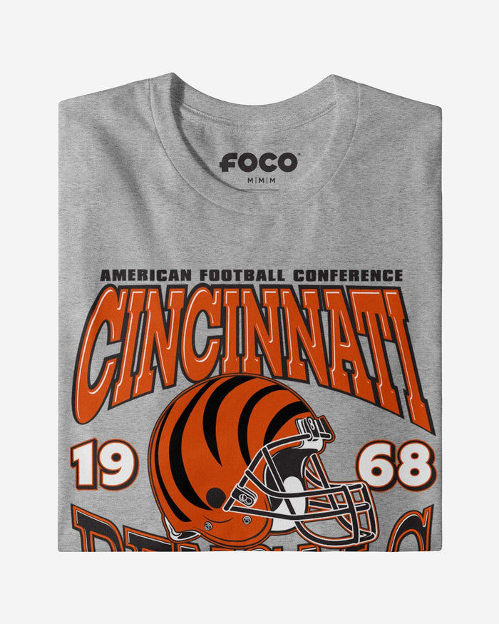 Cincinnati Bengals Classic Team Helmet T-Shirt FOCO - FOCO.com