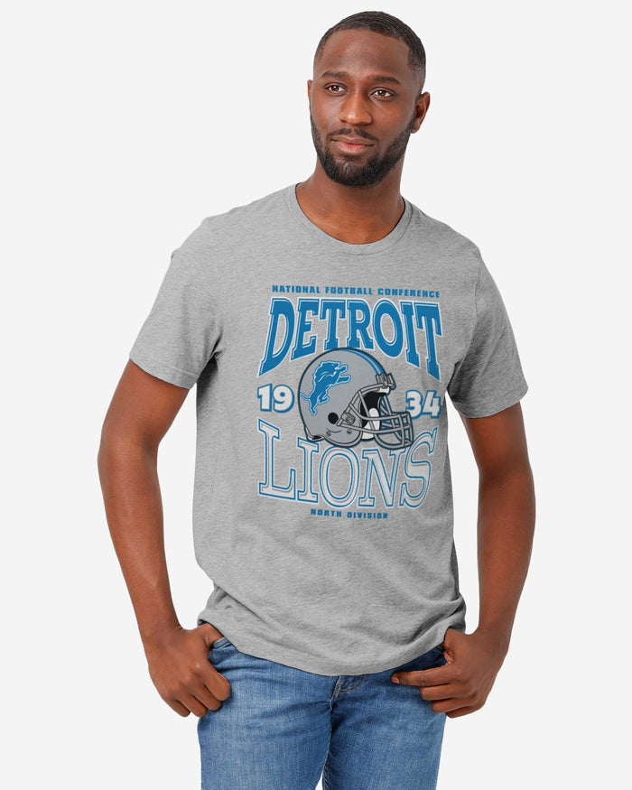 Detroit Lions Classic Team Helmet T-Shirt FOCO - FOCO.com