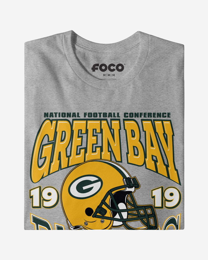 Green Bay Packers Classic Team Helmet T-Shirt FOCO - FOCO.com