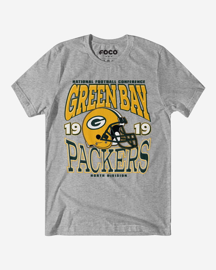 Green Bay Packers Classic Team Helmet T-Shirt FOCO S - FOCO.com