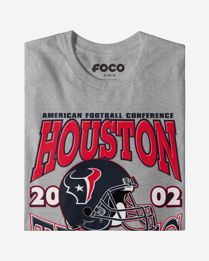 Houston Texans Classic Team Helmet T-Shirt FOCO - FOCO.com