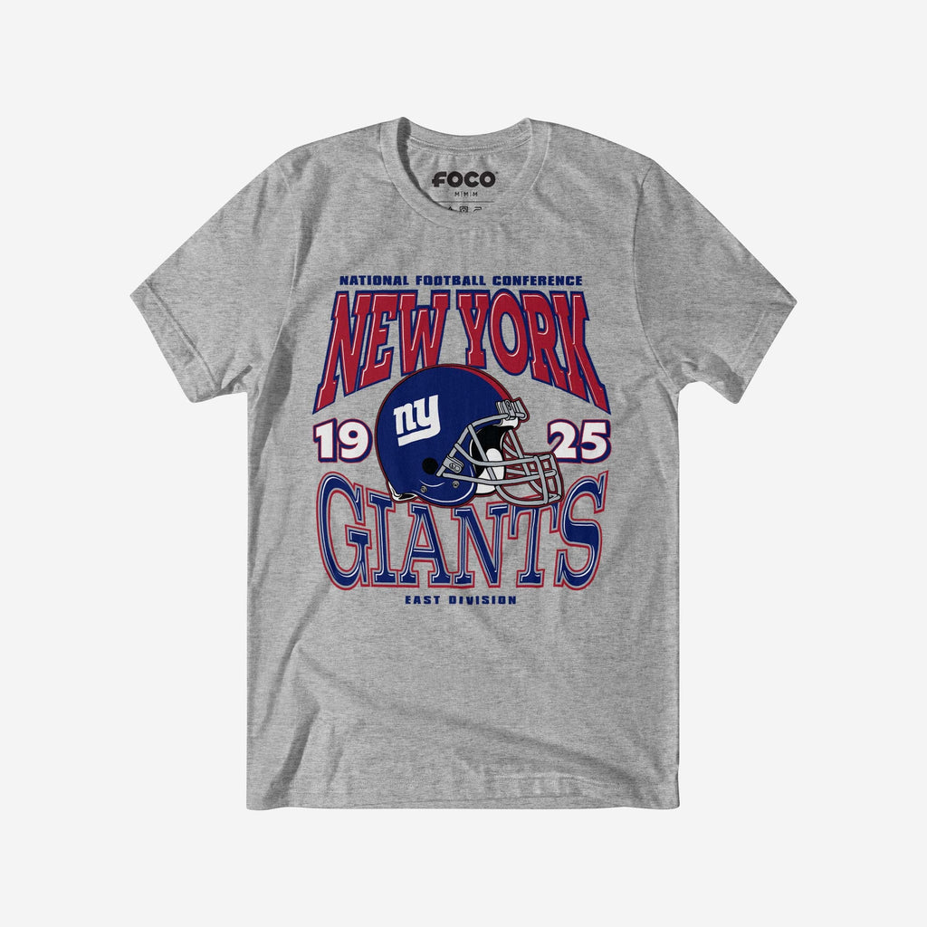 New York Giants Classic Team Helmet T-Shirt FOCO S - FOCO.com