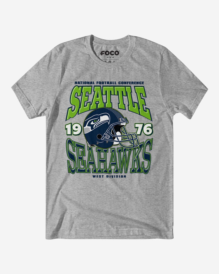 Seattle Seahawks Classic Team Helmet T-Shirt FOCO S - FOCO.com