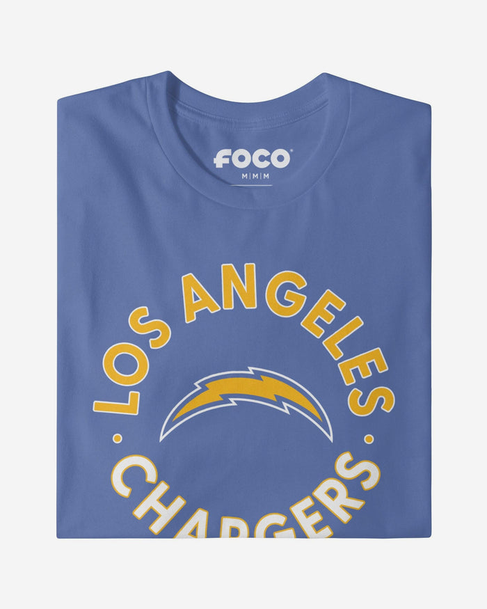 Los Angeles Chargers Circle T-Shirt FOCO S - FOCO.com