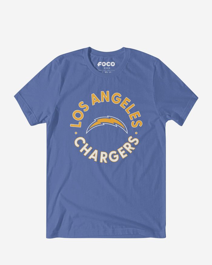 Los Angeles Chargers Circle T-Shirt FOCO S - FOCO.com