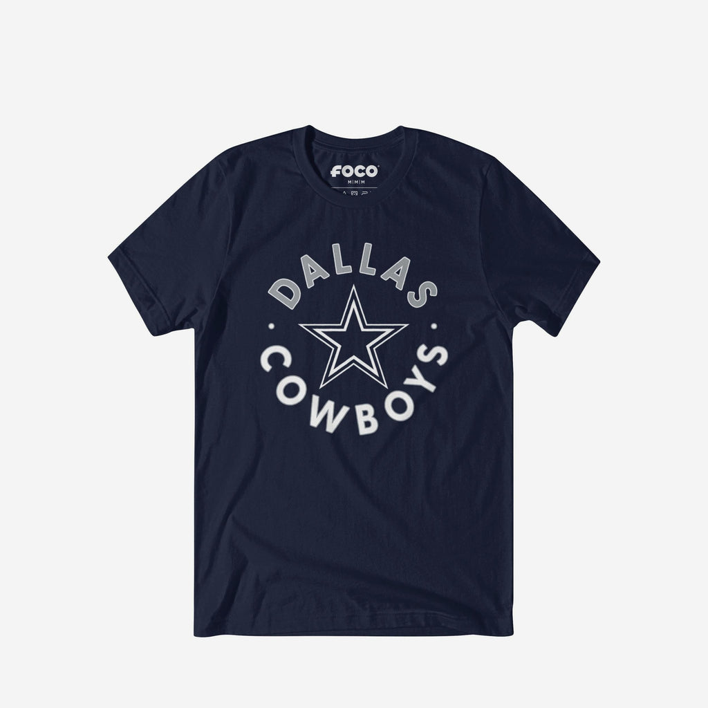 Dallas Cowboys Circle T-Shirt FOCO S - FOCO.com