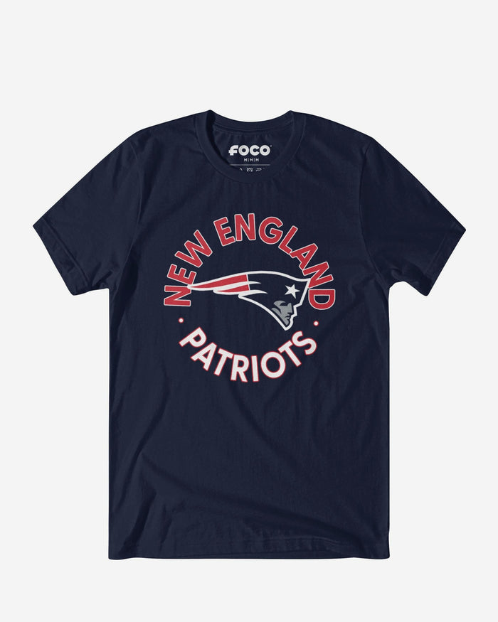 New England Patriots Circle T-Shirt FOCO S - FOCO.com