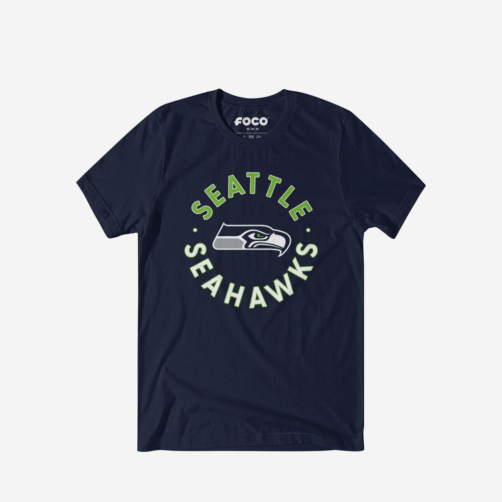 Seattle Seahawks Circle T-Shirt FOCO S - FOCO.com