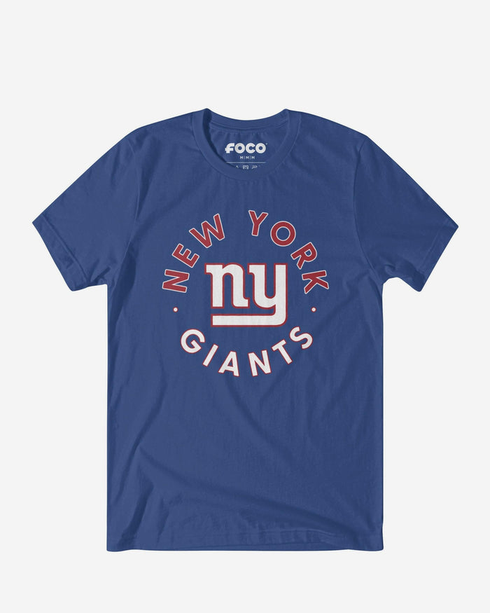 New York Giants Circle T-Shirt FOCO S - FOCO.com