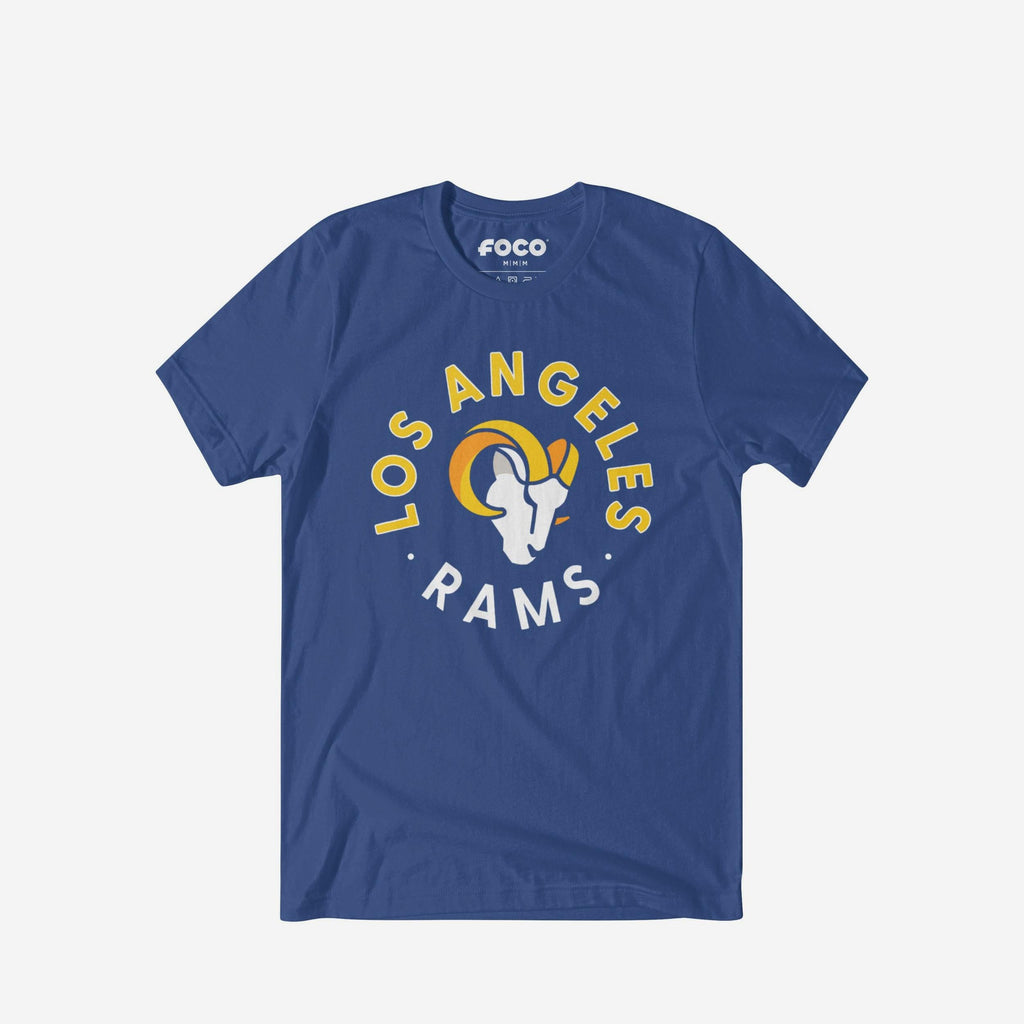 Los Angeles Rams Circle T-Shirt FOCO S - FOCO.com