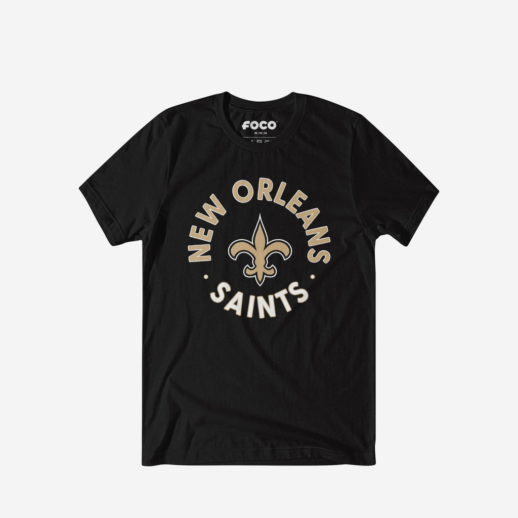 New Orleans Saints Circle T-Shirt FOCO S - FOCO.com