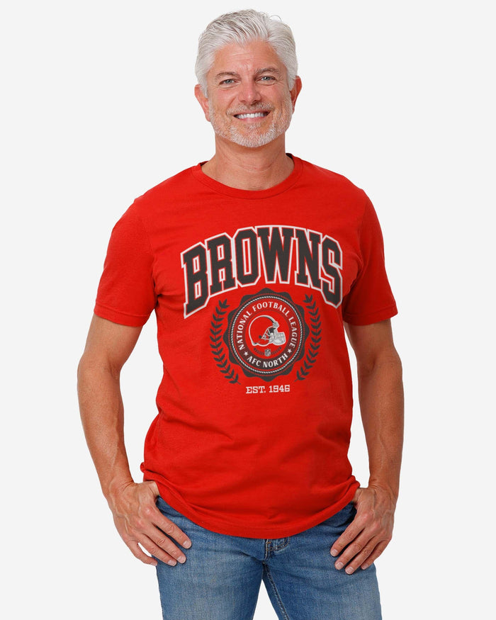 Cleveland Browns Team Crest T-Shirt FOCO - FOCO.com