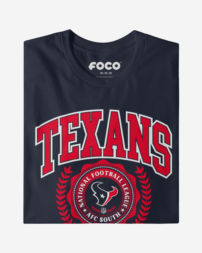 Houston Texans Team Crest T-Shirt FOCO - FOCO.com