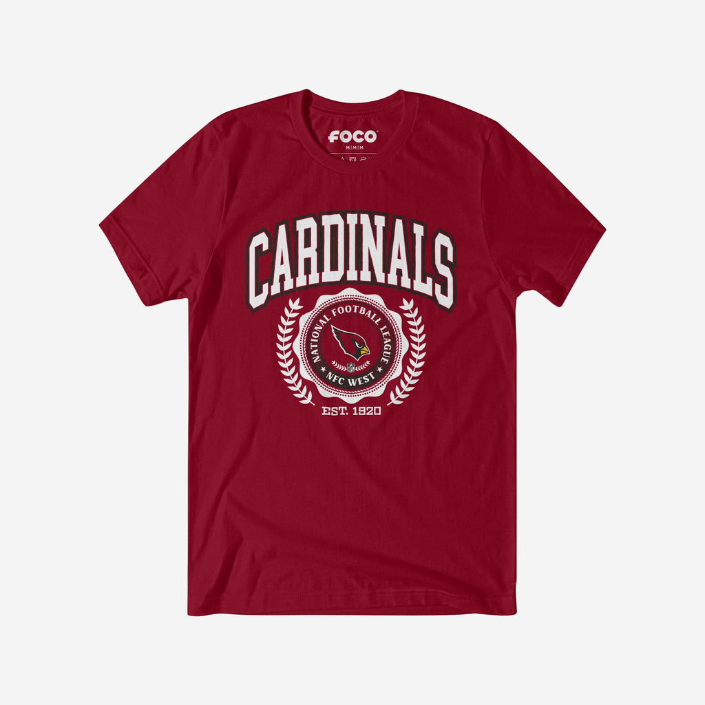 Arizona Cardinals Team Crest T-Shirt FOCO Cardinal S - FOCO.com