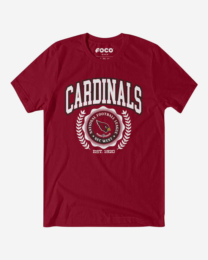 Arizona Cardinals Team Crest T-Shirt FOCO Cardinal S - FOCO.com